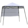 Outsunny Carpa Plegable 2,2x2,2x2m Con Lateral Altura Ajustable Protección UV 50+ De Acero Y Tela Oxford Con Bolsa De Transporte Blanco -Tienda Barata Lounge Sol aeb7f403bd0e3ba5bc688ff2ea76dc0a253e7189 71be390b598b4ec396e8c43623a3e948