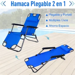 Outsunny Tumbona Reclinable Y Plegable Con Respaldo Ajustable Reposabrazos Almohada Y Reposapiés Para Jardín Terraza Carga 136 Kg 153x60x29 Cm Azul -Tienda Barata Lounge Sol b186455b73afb1a11d8ca2d0a6155bf7f06bf905 11153db8db564ca38007e277c25772fc