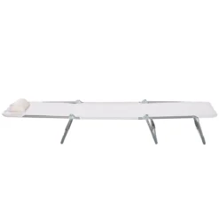 Outsunny Tumbona Plegable Y Reclinable De Jardín Con Reposacabezas Y Respaldo Ajustable En 5 Niveles Tela De Texteline Transpirable 182x56x24,5 Cm Crema 19 Outsunny Tumbona Plegable Y Reclinable De Jardín Con Reposacabezas Y Respaldo Ajustable En 5 Niveles Tela De Texteline Transpirable 182x56x24,5 Cm Crema -Tienda Barata Lounge Sol b2e089fd1ffbe68f769ac50158be8186f2c99987 cf2e9283ec5e4b9dbfc8c1c1ce4d0078