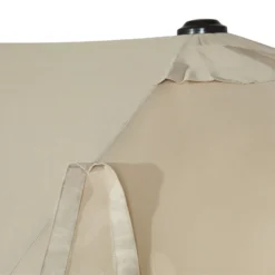 Sombrilla De Jardín Con Doble Toldo Gris Beige 460 Cm SIBILLA -Tienda Barata Lounge Sol b8106357b2491717d6cf67c48ed4b8b321422a92 68abe07d533c42539c5336f28a30ac1e