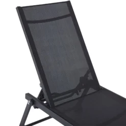 Tumbona Reclinable De Metal/textil Trenzado Negro PORTOFINO -Tienda Barata Lounge Sol b81cb2ebeb759afc42e7fcbe2808222c2e56988f 29fd26dfcb8c44a0a1879afbc6e1897f