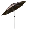 Outsunny Sombrilla De Jardín Ø300x250cm Con Luces LED Y Panel Solar Manivela Ángulo Ajustable En 3 Posiciones Parasol Para Patio Terraza Piscina Café -Tienda Barata Lounge Sol b99edd6e0702b4e62cfa0f865fed4a1028d37705 42b83d160b4c432798efc156f4faf461