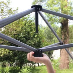 Outsunny Cenador Plegable 2,5x2,5x2,68 M Carpa De Jardín Protección UV 50+ Ajustable En Altura Con 4 Bolsas De Arena Y Bolsa De Transporte Para Camping Fiestas Patio Azul -Tienda Barata Lounge Sol bb218e66c19b9f83a853879d91d609d0743ad9b8 40f5da1e7bfc442ab8a9855f6c8cc9c4