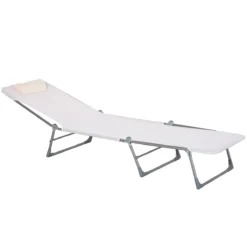 Outsunny Tumbona Plegable Y Reclinable De Jardín Con Reposacabezas Y Respaldo Ajustable En 5 Niveles Tela De Texteline Transpirable 182x56x24,5 Cm Crema 21 Outsunny Tumbona Plegable Y Reclinable De Jardín Con Reposacabezas Y Respaldo Ajustable En 5 Niveles Tela De Texteline Transpirable 182x56x24,5 Cm Crema -Tienda Barata Lounge Sol bb8e53e41e36ae9365d509ef386ad37f40d7338c 085bf3ce58f24015b7956f0400d22636