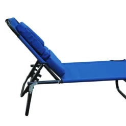 Outsunny Tumbona Plegable Con Respaldo Ajustable En 4 Posiciones Tumbona De Jardín Con Almohada Marco De Acero Y Tela Oxford Para Camping Playa Terraza 190x56x28 Cm Azul -Tienda Barata Lounge Sol c210f0dd201124c6ce47d5126203fe8ef54ba6d9 8749c76a09dd4853a80ee42c047cdf47