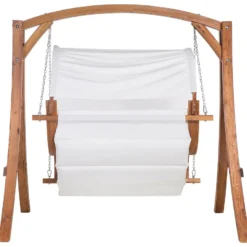 Columpio De Madera De Alerce Oscura/beige Crema APRILIA -Tienda Barata Lounge Sol c58971b1d6ca8e68ed07da725cb704cf9343d836 8648fb380bb54b689dbb77a709291a6f