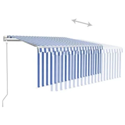 Toldo Automático Retráctil Con Persiana Azul Y Blanco 3x2,5m VidaXL -Tienda Barata Lounge Sol c9dcb4c8f37f66b3462ef493ffe923a9dbd34f14 b0056f6e047d44e2b63cc1f60a6a75f2