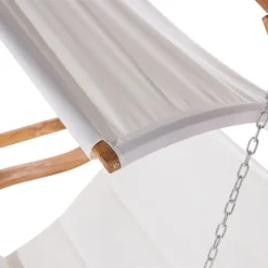 Columpio De Madera De Alerce Oscura/beige Crema APRILIA -Tienda Barata Lounge Sol cc4dd1b4b6c7e0afbe3aca12dac3e8622d4003de 125e086327b44e0d977cfbcc7e5820cd