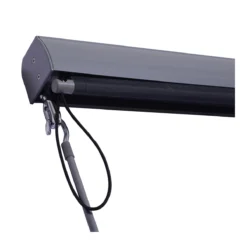 Outsunny Toldo Vertical Enrollable Con Manivela Protección UV Para Interior Y Exterior Balcón Porche Terraza 140x250 Cm Gris -Tienda Barata Lounge Sol cd06267406dc5931c6cde38f7841f76d197a6d4f 88229a7f2b4944b09b8caee4ba361248