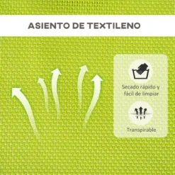 Outsunny Tumbona Mecedora De Jardín Con Reposacabezas Extraíble Sillón Tumbona Ergonómica De Exterior Plegable Tela De Texteline Para Patios Piscina Al Aire Libre 80x154x84 Cm Verde -Tienda Barata Lounge Sol cd56fbfee99f828171ffba59d56d35c52fb0120a 6d64980885774c009d94a8413f30b378