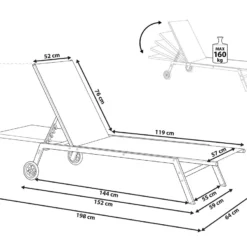 Tumbona De Metal/textil Trenzado Rojo/negro LEVANZO -Tienda Barata Lounge Sol cee222990ab327311a1596afa16beb257fc1b673 c59799a00d6841c78e1c823c7336062a