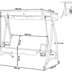 Columpio De Jardín Beige TEMPLE -Tienda Barata Lounge Sol cfe811fe8d680bdefdb353f895ac0f7d48793332 a47d6d23ef014f07b23fece1d1a450ad