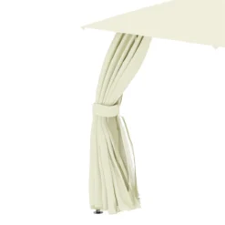 Outsunny Cenador De Jardín 4x3 M Pabellón De Exterior Con Doble Techo 4 Cortinas Laterales 4 Mosquiteras Con Cremalleras Y Marco De Acero Para Fiestas Eventos Beige -Tienda Barata Lounge Sol d0d0739ac3368a37aabcef282454599c1203d97f e4ce7bf443e8423daa55ea4d3ec34088