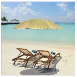 Acomoda Textil – Sombrilla De Playa Con Protección Rayos UV 180 Cm. Sombrilla Con Soporte Para Arena Y Bolsa De Transporte, Parasol De Aluminio Resistente Al Viento Y Sol. (Amarillo) -Tienda Barata Lounge Sol d24a98513fcda24c4b78719da89d32becc8b04c8 9d12d0dfc43b4577a5cf002fd3b71221