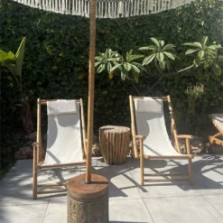 Conjunto De 2 Tumbonas De Jardín De Madera Clara ATRANI -Tienda Barata Lounge Sol d3f77eb8b0fc75f5771445f7351f3f2fa245c7a3 edb629ad908941baa68f30a053f4272e