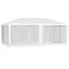 Outsunny Gazebo De Jardín 6x3m Pabellón Con 6 Paredes De Malla Extraíbles Cremallera Y Techo Estilo Catedral Para Fiestas Eventos Reuniones Blanco -Tienda Barata Lounge Sol d70587a150273ebf6619c854986c847b684f4ed7 a7282679c36d4dcd96e60d2a2b4f2fae