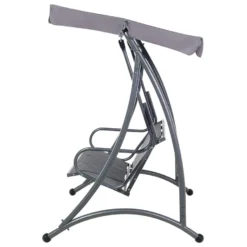 Columpio De Poliéster Gris Oscuro BOGART -Tienda Barata Lounge Sol da838bc96c31ee0548f1cb18a3917f31fe851119 da51c3e4db364edfa9bee995cb6514c8