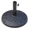 Outsunny Base Para Sombrilla De Jardín Peso Neto 12 Kg Soporte De Parasol Redondo De Resina Para Postes De 38mm/48mm Para Terraza Patio Exterior Ø44x34 Cm Bronce -Tienda Barata Lounge Sol dbf0d083818385a4810dffe12577ced3bd64861c 0ba550ae46094b4ead2157349c9b686f