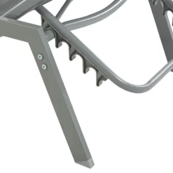 Tumbona De Metal/textil Trenzado Gris VERNAZZA -Tienda Barata Lounge Sol dc8d9dd7a708cb25437604feffefef77ccc77cf6 9545eb60cb624d0db2467f90abcd7209