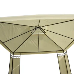 Outsunny Carpa 3x3m Con Techo Ventilador Postes De Acero Estable Para Exteriores Patio Jardín Pabellón Cenador Estructura Metálica Color Crema -Tienda Barata Lounge Sol e52fddfa962139cb9bf9f7ad9785ffe5f9daea26 dcc259d4e9f34587b29d6ada20bd99a4