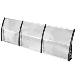 Outsunny Tejadillo De Protección Contra Sol Y Lluvia Para Puertas Ventanas Marquesina De Techo Diseño Moderno Aleación De Aluminio Duradero 90x295x23,5 Cm Transparente -Tienda Barata Lounge Sol e8b843f295a5aa082c1ec7db2cf2b1ed29335759 4f88dfd1c9894ac089dec0a31dc70810