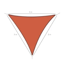 Outsunny Toldo Vela Color Naranja Sombrilla Parasol Triangulo Tela De Poliéster 160g/㎡ Jardin Playa Camping Sombra (varios Colores Y Medidas), Medida 3x3x3 Metros, Color Naranja -Tienda Barata Lounge Sol ea4549578cc9176029f54fbfacee3b648e2b01cf 493b1d48530f45a7a0bf0377476faac0