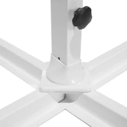 Sombrilla Voladiza De Poliéster Gris Oscuro/blanco 300 Cm SAVONA -Tienda Barata Lounge Sol ebde86155907e8d50b175a74eb1da4163c06f711 fc7b76b6e99c4c50b1eb0457e016654c