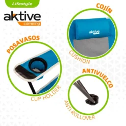 Hamaca Silla Aktive Azul 152 X 75 X 54 Cm -Tienda Barata Lounge Sol ec36773c018a90679cc72ddb0bc74b30ff454660 281b0c3aa68040aaa59749e7b71e62da