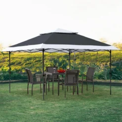 Outsunny Carpa De Fiesta Plegable 3,6x3,6 M Altura Ajustable En 3 Posiciones Con Doble Techo Y Bolsa De Transporte Con Ruedas De Acero Para Jardín Exterior Gris Y Blanco 15 Outsunny Carpa De Fiesta Plegable 3,6x3,6 M Altura Ajustable En 3 Posiciones Con Doble Techo Y Bolsa De Transporte Con Ruedas De Acero Para Jardín Exterior Gris Y Blanco -Tienda Barata Lounge Sol ec986c38a2d67384fa5e012460c07ed9378ce9b8 4b778826a2774c30b6e17151e00a7155