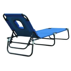 Outsunny Tumbona Plegable Con Respaldo Ajustable En 4 Posiciones Tumbona De Jardín Con Almohada Marco De Acero Y Tela Oxford Para Camping Playa Terraza 190x56x28 Cm Azul -Tienda Barata Lounge Sol f447c37474e97fcbc7185c489a1d65f843e952ee 10701fef069141fc957f4dc9be13d7ce