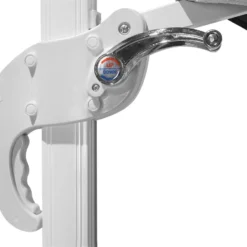 Sombrilla Voladiza De Poliéster Gris Oscuro/blanco 300 Cm SAVONA -Tienda Barata Lounge Sol fc3343a92cf4a2243db77e93c191ad61d48381be 5465cdde0923437981d4a2b72fda84b7